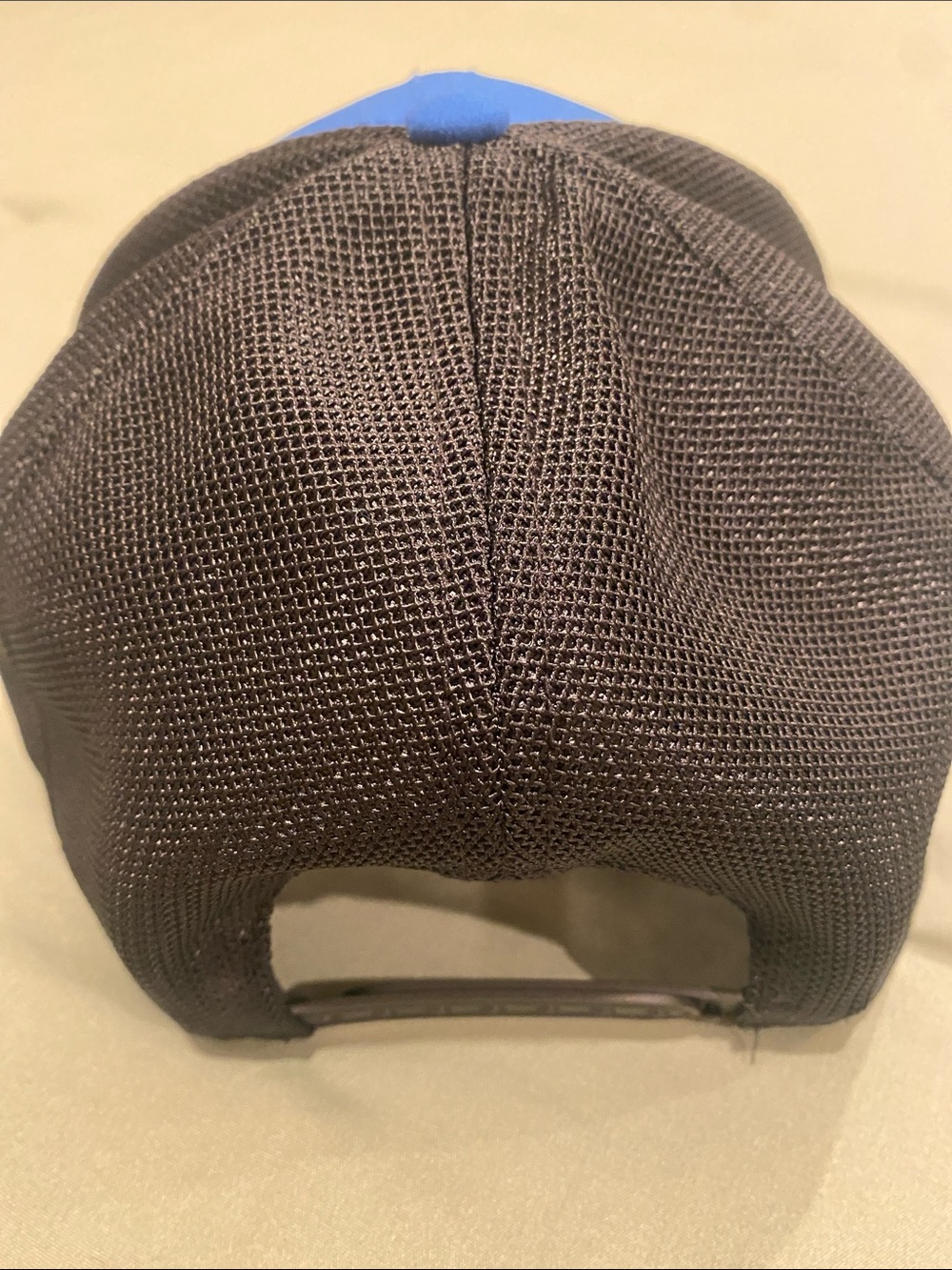 Under Armour Blue and Black Trucker Cap with Geometric Patch - Picture 2 of 4